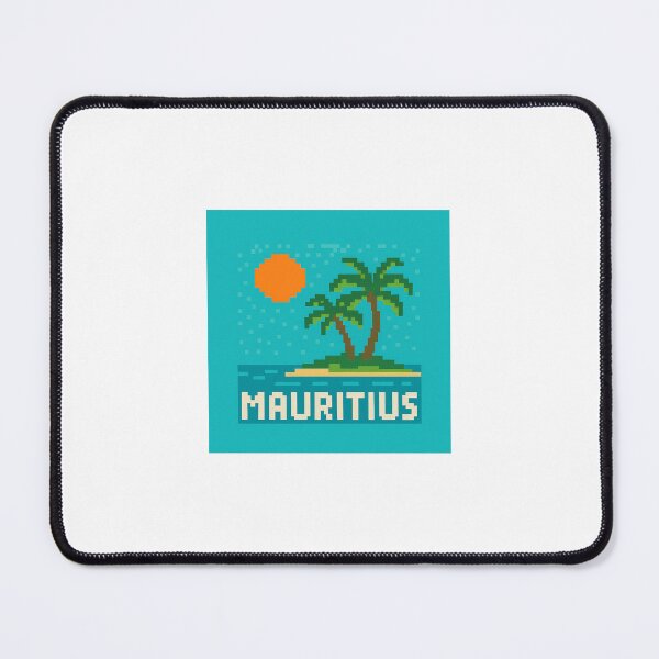 Item preview, Mauritius Island Tropical Beach Pixel Art designed and sold by M4nulas.