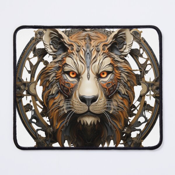 Item preview, Shelf Clockwork Tiger with Ornamental Precision designed and sold by Daagath.