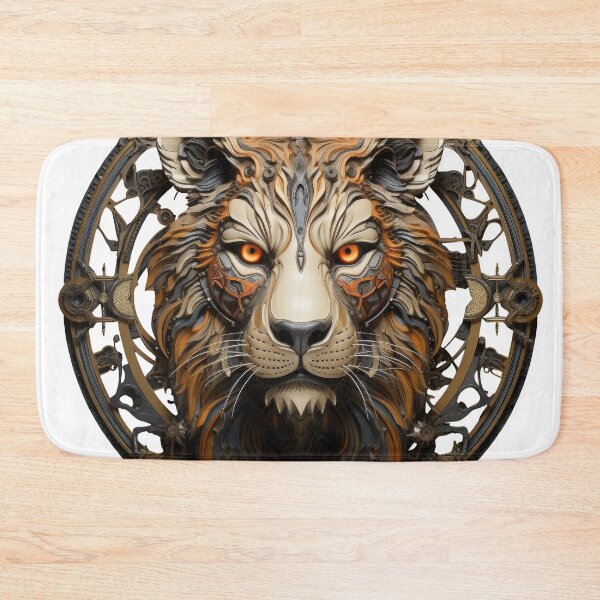 Item preview, Shelf Clockwork Tiger with Ornamental Precision designed and sold by Daagath.