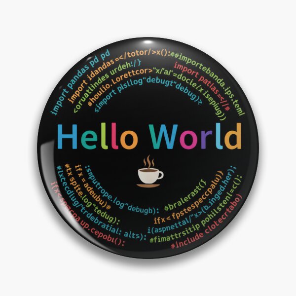 Item preview, Coder Collection - Hello World designed and sold by MrAI-Store.