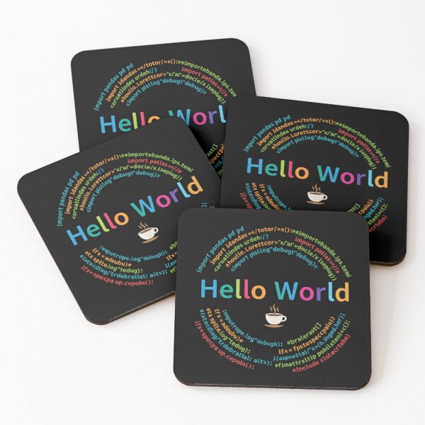 Item preview, Coder Collection - Hello World designed and sold by MrAI-Store.