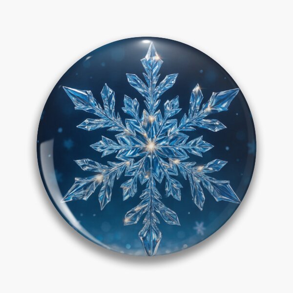 Item preview, Moonlit Crystal Snowflake 月明かりのジュエルカット雪 designed and sold by CamillaCreation.