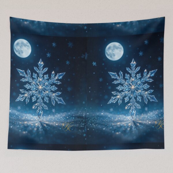 Item preview, Moonlit Crystal Snowflake 月明かりのジュエルカット雪 designed and sold by CamillaCreation.