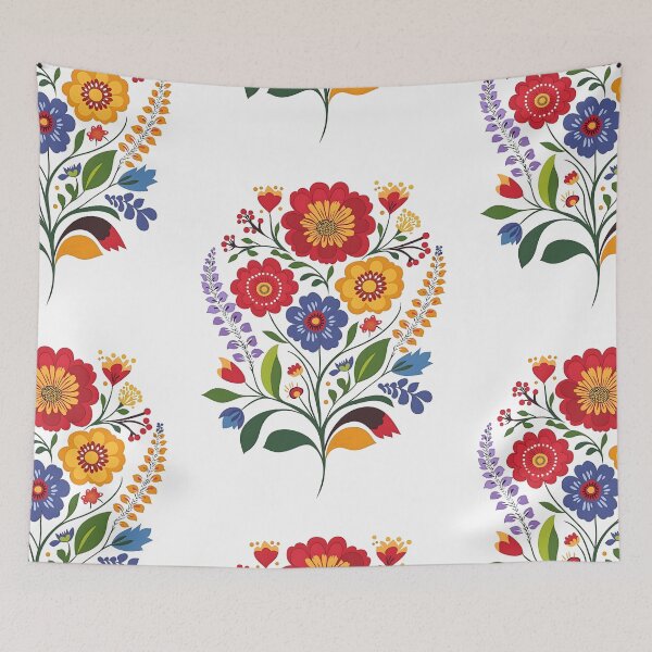 Item preview, Hungarian Folk Flower Design designed and sold by xiao xuans.