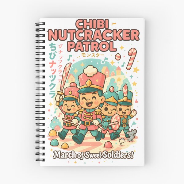 Item preview, Chibi Nutcracker Patrol – Cute Christmas Toy Soldier Squa designed and sold by Snackwear Apparel.
