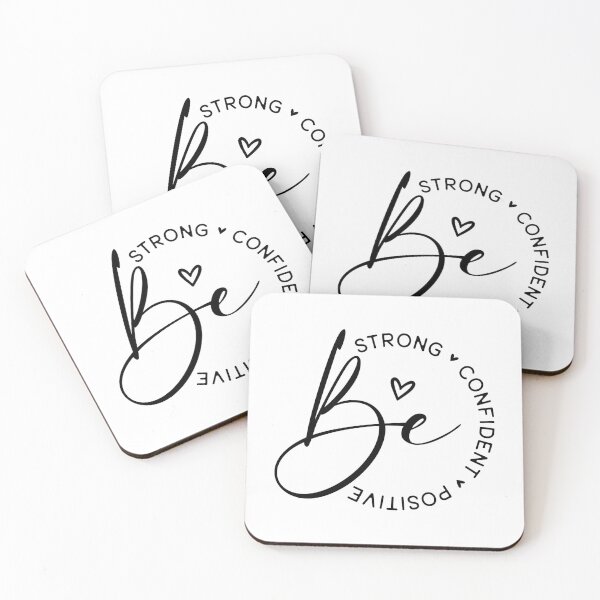 Item preview, Be Strong, Confident, Positive – Empowering Motivational Quote designed and sold by AuraByMarv.