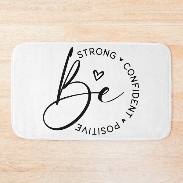 Item preview, Be Strong, Confident, Positive – Empowering Motivational Quote designed and sold by AuraByMarv.