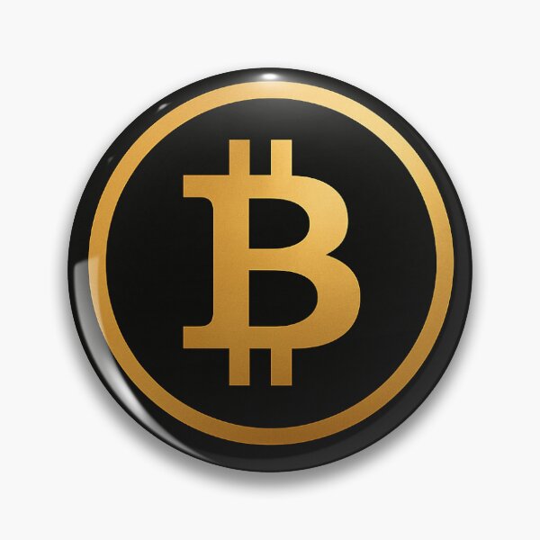 Item preview, Minimalist Gold Bitcoin Crypto Design designed and sold by LiedevinArt.