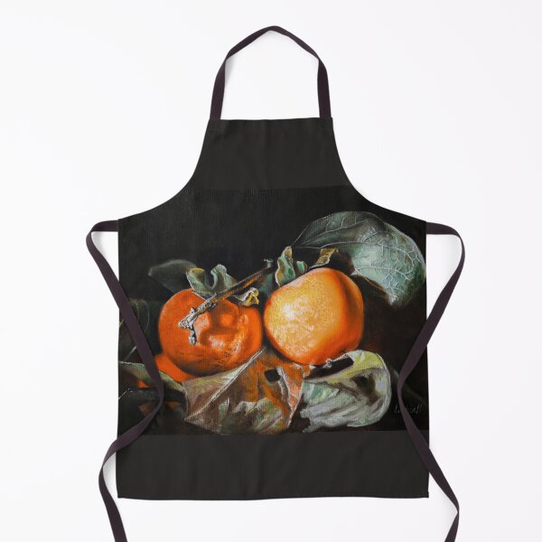 Item preview, Persimmons with Autumn Leaves designed and sold by LukianArtPrint.