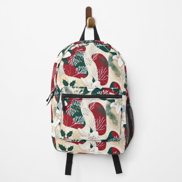 Item preview, Winter White Lily Christmas Botanical Pattern designed and sold by SeGoArtDesign.