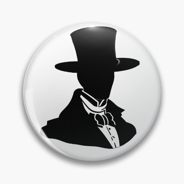 Item preview, Elegant Anonymity: Formal Silhouette in Top Hat designed and sold by LanaGustavsson.