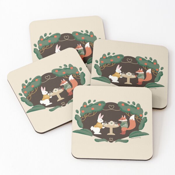 Item preview, Moo the Fox & Ribbit the Rabbit designed and sold by smellslikecreativity.