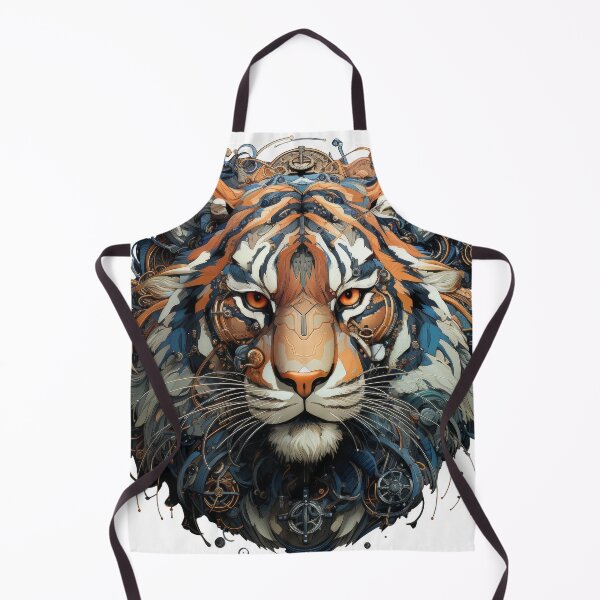 Item preview, Cybernetic Tiger with Dynamic Tech Patterns designed and sold by Daagath.