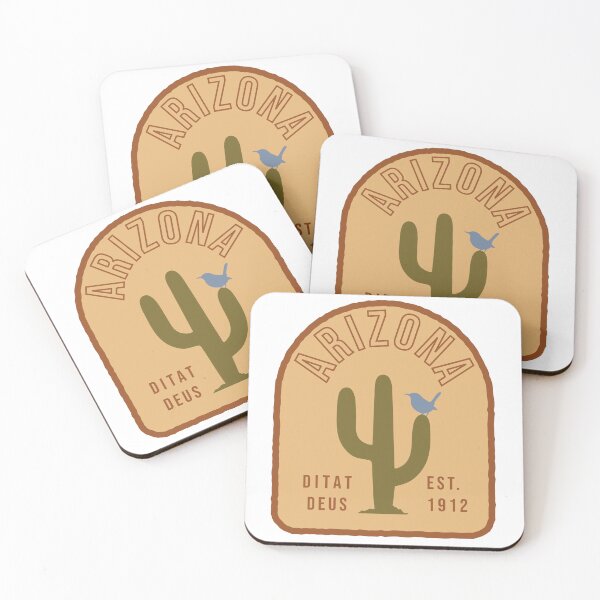 Item preview, AZ Cactus & Wren Patch designed and sold by smellslikecreativity.