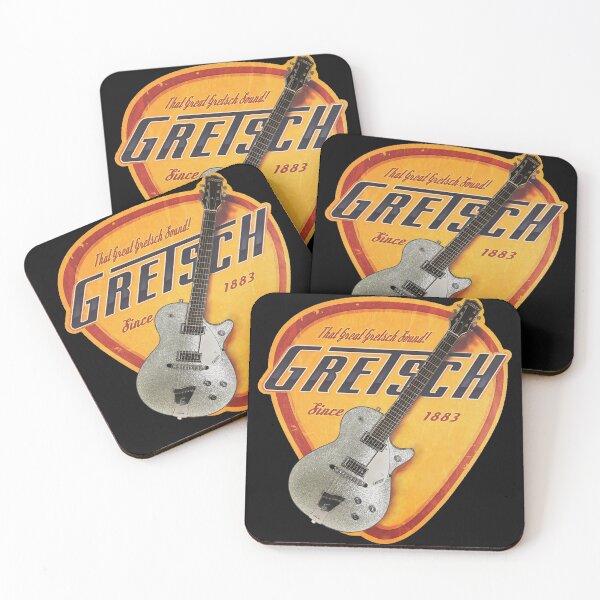 Item preview, Vintage Gretsch Legendary electric Guitar pick plectrum -  6129 silver sparkle Duo-Jet  designed and sold by Kludoman.