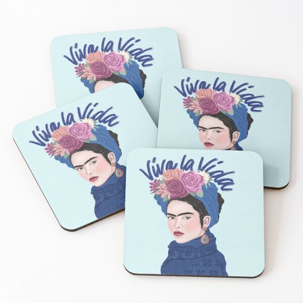 Item preview, Frida Kahlo in winter. Viva la Vida. designed and sold by Sandra Brezina.