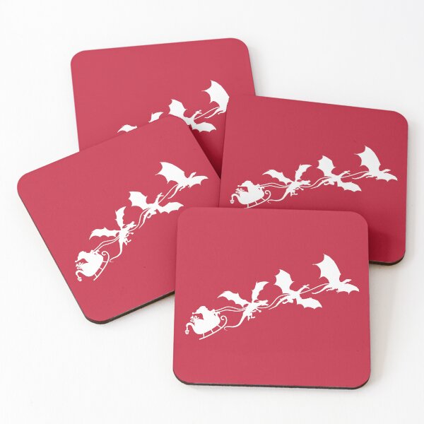 Item preview, Santa Sleigh Pulled by Dragons designed and sold by kjanedesigns.