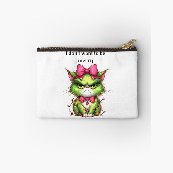 Item preview, I Don't Want to Be Merry - Christmas Cat designed and sold by chicdeboutique.