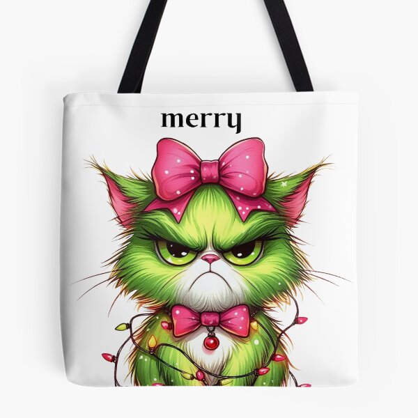 Item preview, I Don't Want to Be Merry - Christmas Cat designed and sold by chicdeboutique.