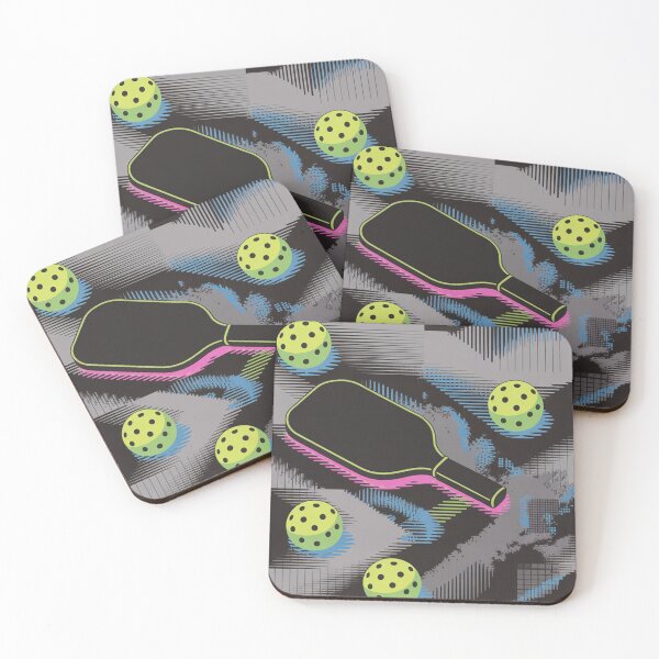 Item preview, Pickleball Neon Paddle Motion designed and sold by SportsT-Shirts.