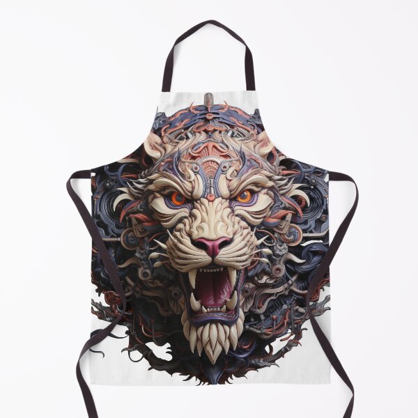 Item preview, Roaring Cyber Tiger with Fluid Mech Design designed and sold by Daagath.