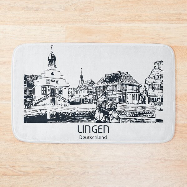 Item preview, Lingen - Deutschland designed and sold by Lakeric Cityscapes.