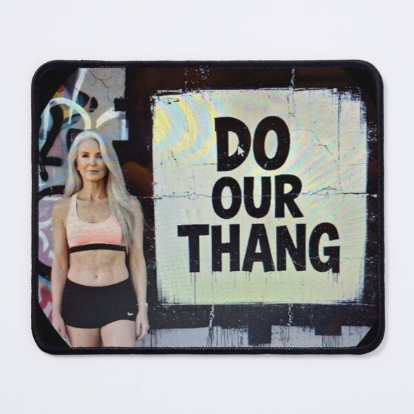 Item preview, do our thang round workout colorful fitness design designed and sold by SmashingDeals.