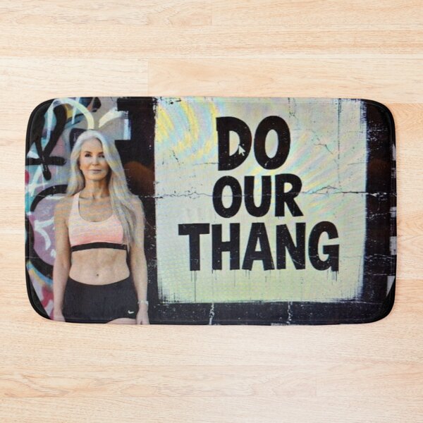 Item preview, do our thang round workout colorful fitness design designed and sold by SmashingDeals.
