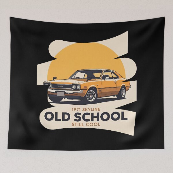 Item preview, Skyline coupe, 1971 Skyline Old School. Still Cool 7 designed and sold by Neon G.