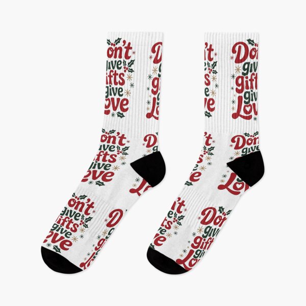Item preview, Don't Give Gifts Give Love Christmas designed and sold by PrintAtelier.