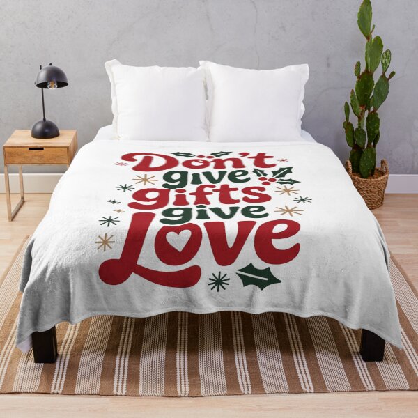 Item preview, Don't Give Gifts Give Love Christmas designed and sold by PrintAtelier.
