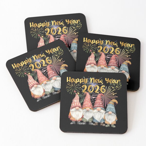 Item preview, Happy New Year 2026 Gnomes designed and sold by TrueFeminine.