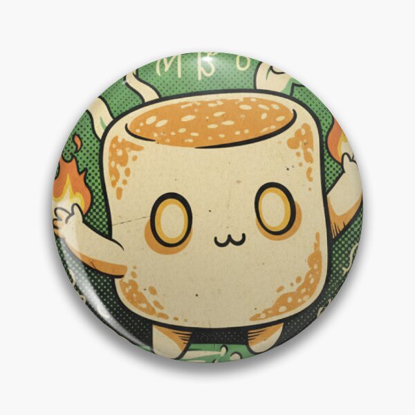 Item preview, A Wild Mallow - Fluffy But Fiery Marshmallow Comic Cover designed and sold by AwesomeBeyondLimits.
