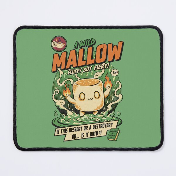 Item preview, A Wild Mallow - Fluffy But Fiery Marshmallow Comic Cover designed and sold by AwesomeBeyondLimits.