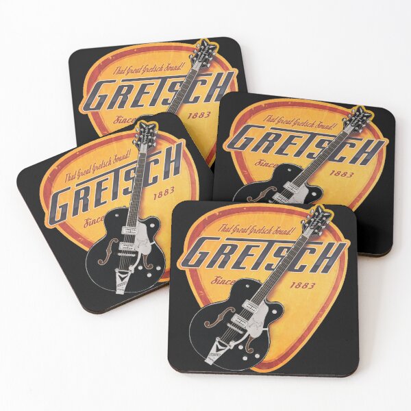Item preview, Vintage Gretsch Legendary electric Guitar pick - plectrum Black Falcon 6120 designed and sold by Kludoman.