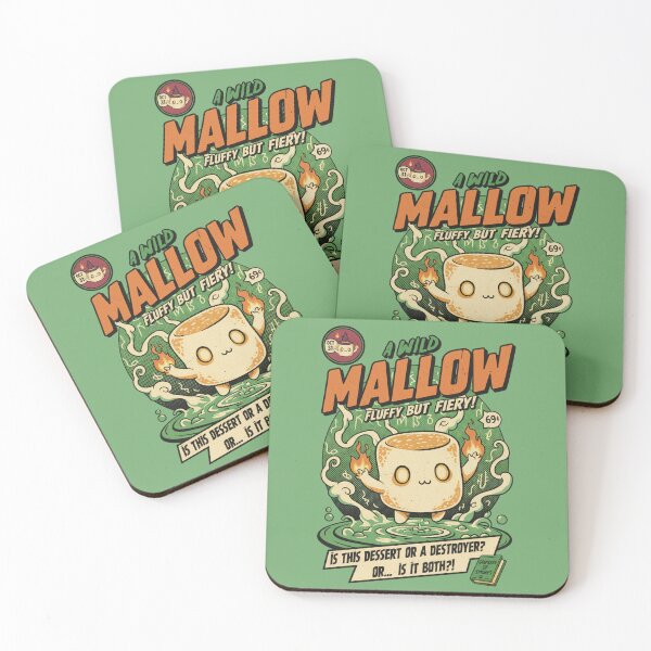 Item preview, A Wild Mallow - Fluffy But Fiery Marshmallow Comic Cover designed and sold by AwesomeBeyondLimits.