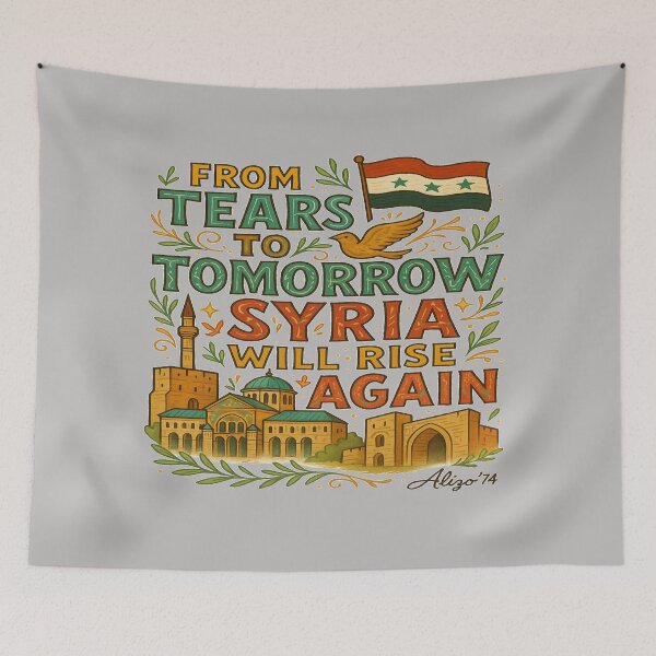 Item preview, Syria Will Rise Again – Hope & Heritage Art designed and sold by alizo74.