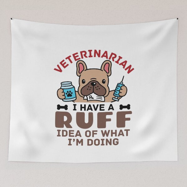 Item preview, Veterinarian Funny I have a Ruff Idea of What I'm Doing designed and sold by jaygo.