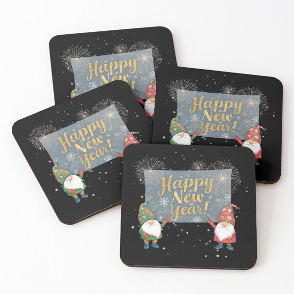 Item preview, Happy New Year 2026 Gnomes designed and sold by TrueFeminine.