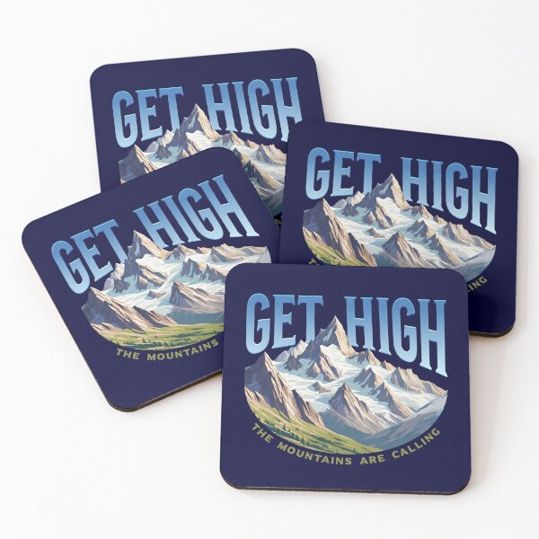 Item preview, Get High - The Mountains Are Calling designed and sold by jbayerart.