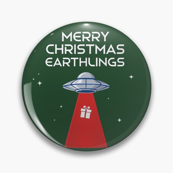 Item preview, Merry Christmas, Earthlings, The Festive UFO! designed and sold by DoceVaga.
