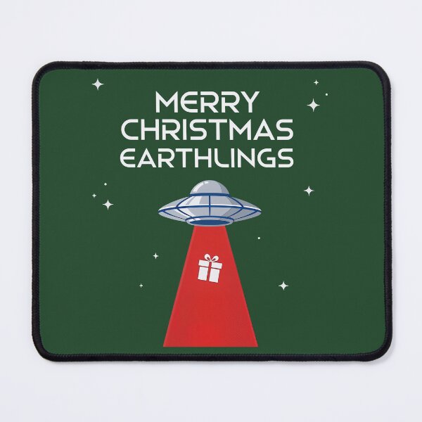 Item preview, Merry Christmas, Earthlings, The Festive UFO! designed and sold by DoceVaga.