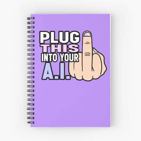 Item preview, Plug This into your A.I. - Cartoon Middle Finger designed and sold by dcroffe.