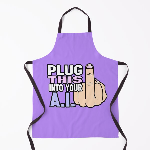 Item preview, Plug This into your A.I. - Cartoon Middle Finger designed and sold by dcroffe.
