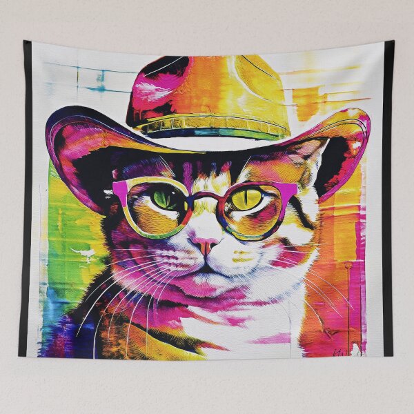 Item preview, Purrfectly Abstract designed and sold by WrightDesignsUS.