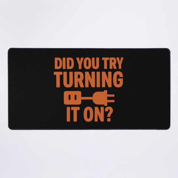 Item preview, Did You Try Turning It On? - Retro Tech Support Humor Design designed and sold by Work Life Tees.