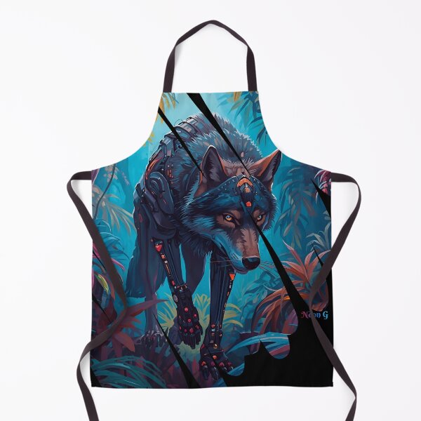 Item preview, Wolf prowling a neon jungle in Augmented reality 4 designed and sold by Neon G.