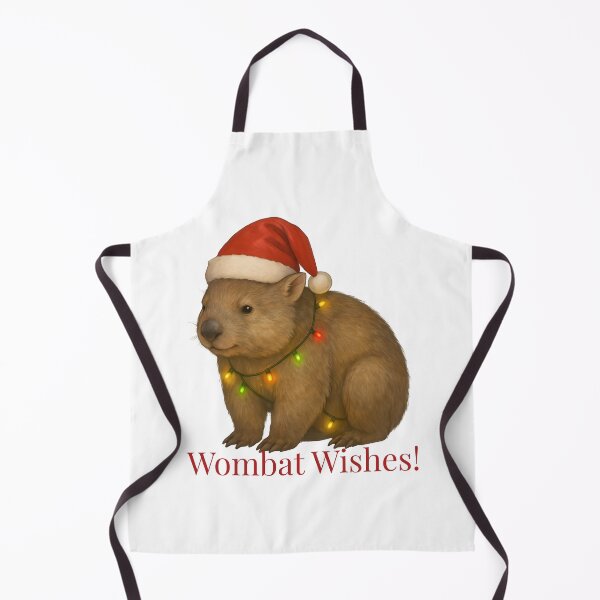 Aperçu de l'œuvre Vœux de Wombat – Motifs de Noël Wombat créée et vendue par SVALANART.