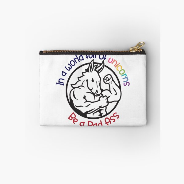 Item preview, world full of unicorns be a bad ass designed and sold by Katrabbit Graphics.