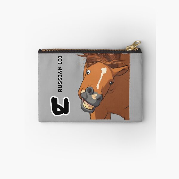 Item preview, Russian Alphabet Struggle - Letter Ы - Funny Horse Face designed and sold by Russian101.